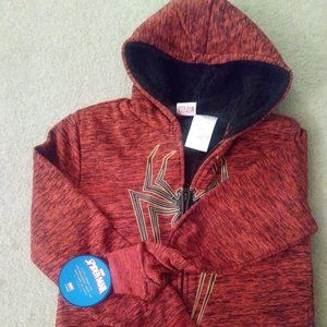 Kids Superhero Zipup Spiderman Hoodie